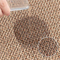 Long Anti-slip Natural Linen Kitchen Mat 