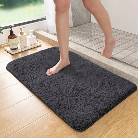 Long Pile Absorbent Anti-slip Bath Mat