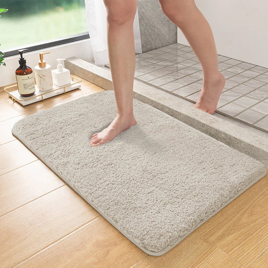 Long Pile Absorbent Anti-slip Bath Mat
