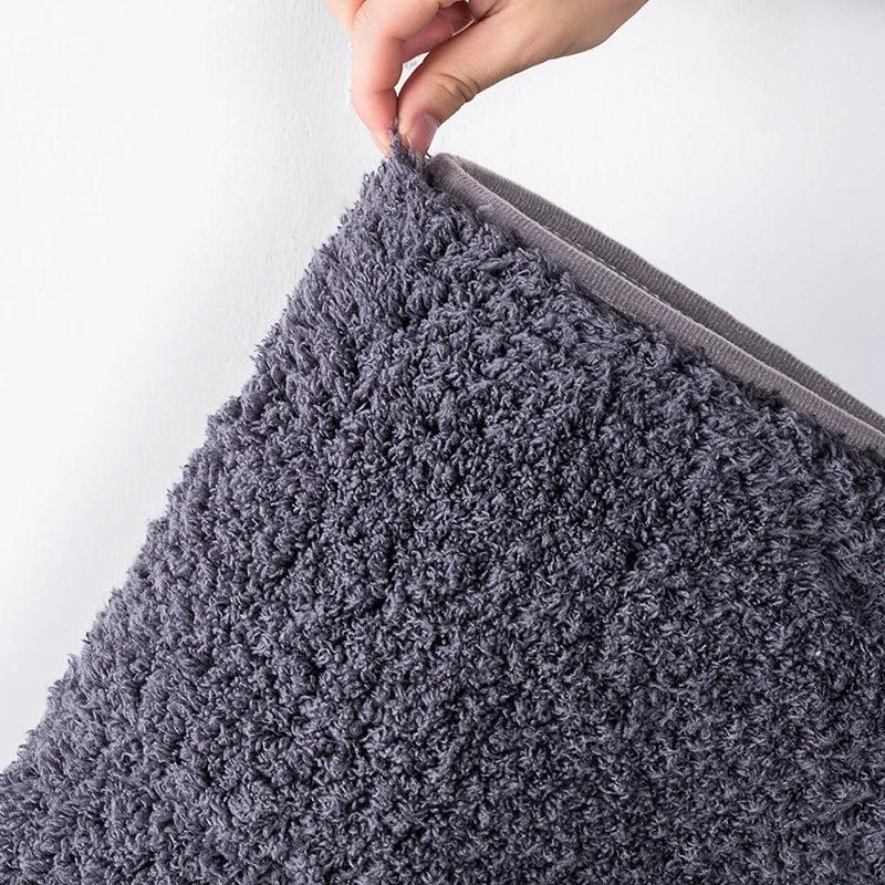 Long Pile Absorbent Anti-slip Bath Mat