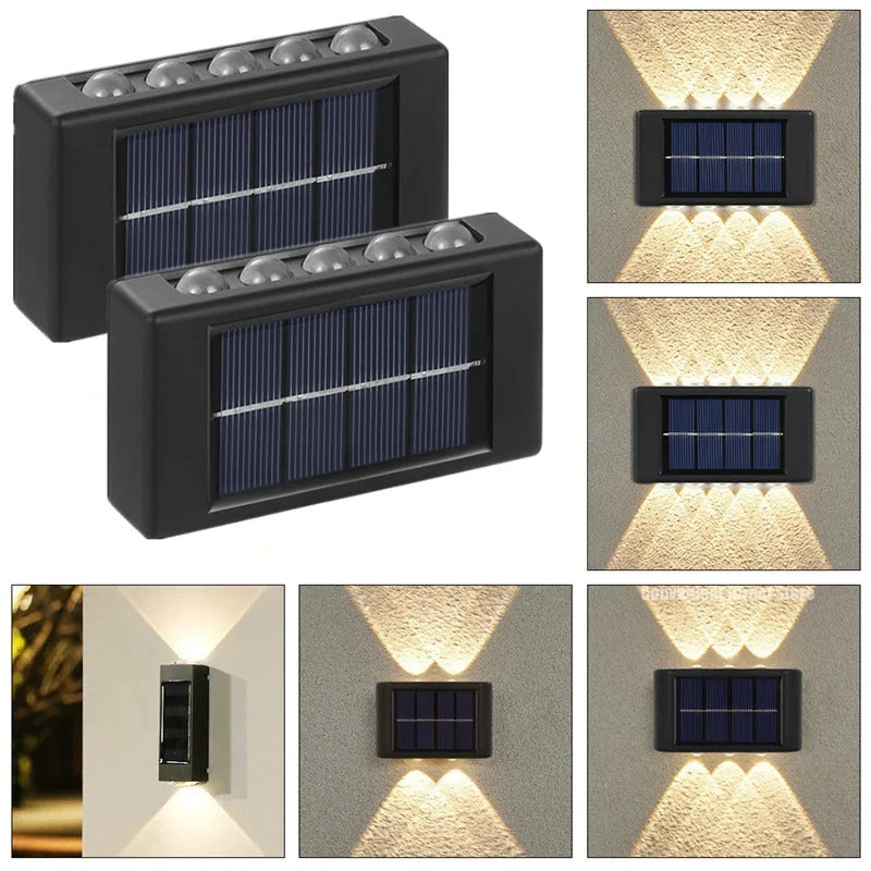Waterproof Outdoor Solar LED Wall Light - SunBright