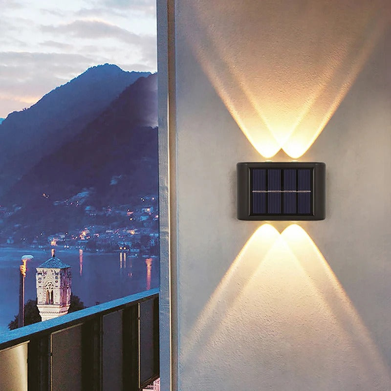 Waterproof Outdoor Solar LED Wall Light - SunBright
