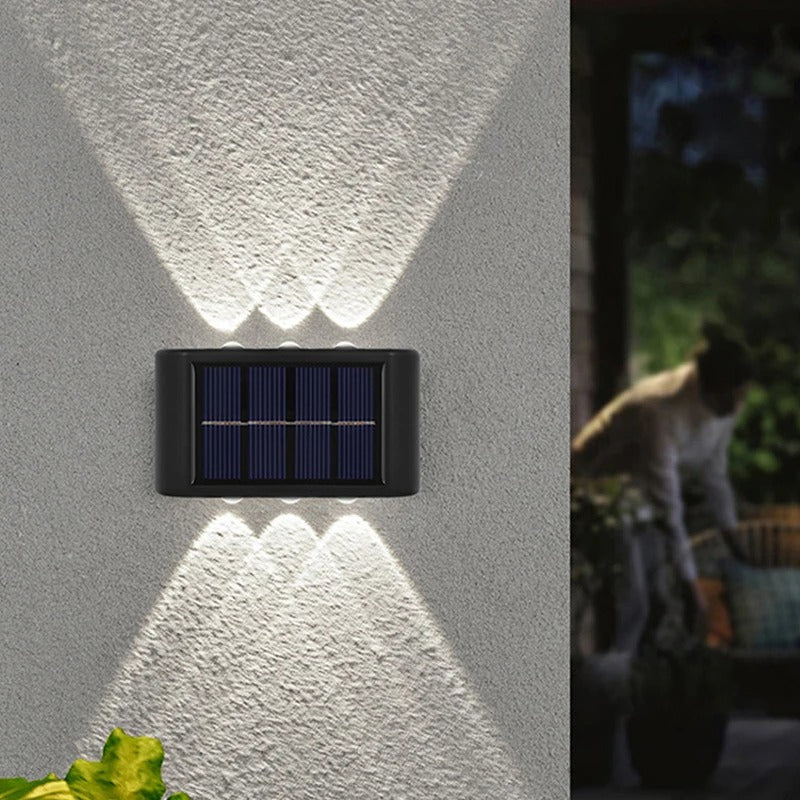 Waterproof Outdoor Solar LED Wall Light - SunBright