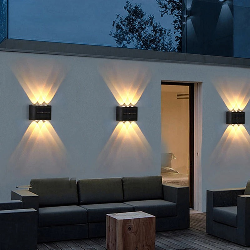Waterproof Outdoor Solar LED Wall Light - SunBright