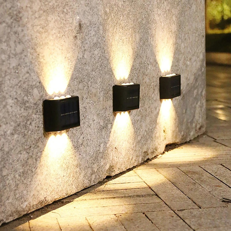 Waterproof Outdoor Solar LED Wall Light - SunBright