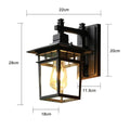 Retro Water-Resistant Wall Sconce Light