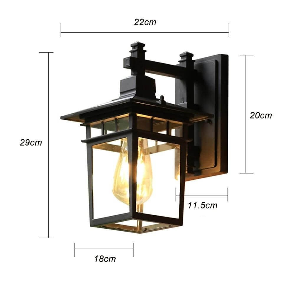 Retro Water-Resistant Wall Sconce Light
