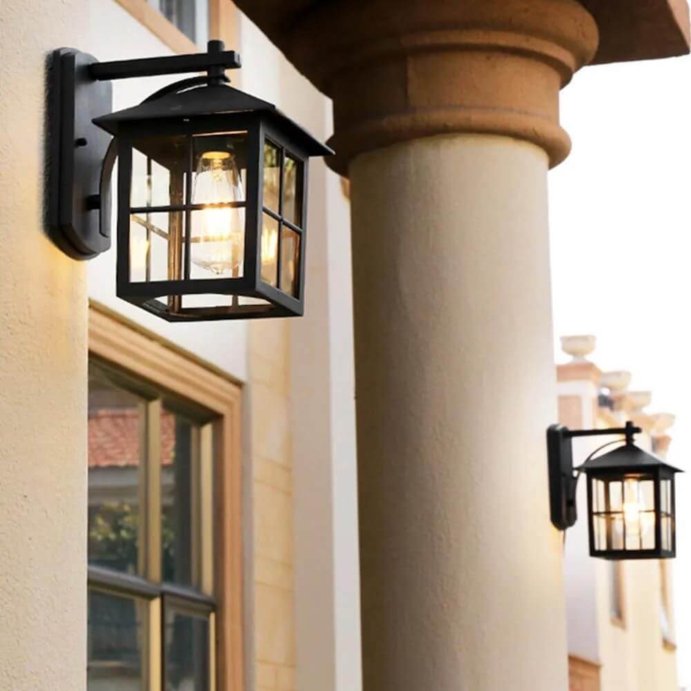Retro Water-Resistant Wall Sconce Light