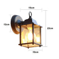 Retro Water-Resistant Wall Sconce Light