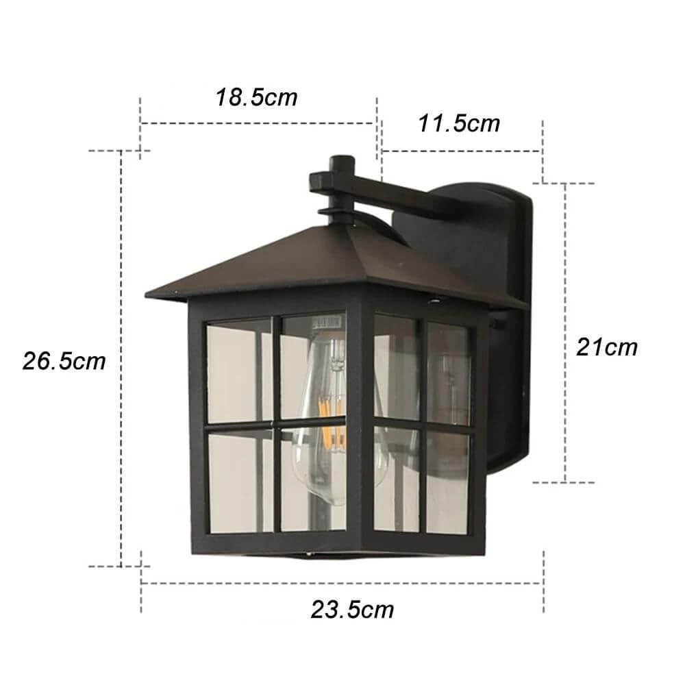 Retro Water-Resistant Wall Sconce Light