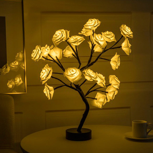 Everlasting Rose Tree Lamp - ForeverGlow