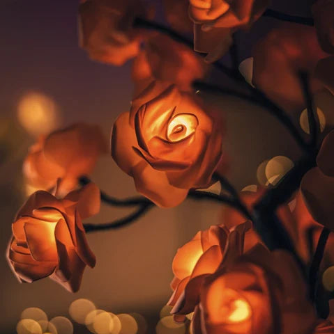 Everlasting Rose Tree Lamp - ForeverGlow