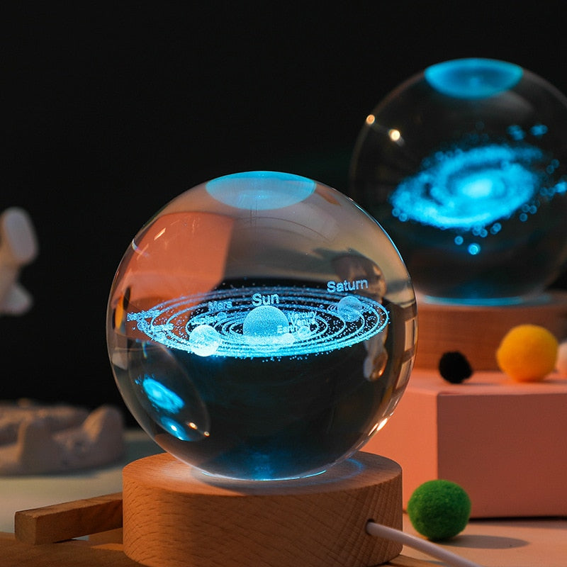 3D Space Decorative Lamp - Cosmic Glow