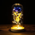 Everlasting Rose Lamp in Glass Dome - BloomLight