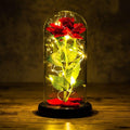 Everlasting Rose Lamp in Glass Dome - BloomLight