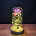 Everlasting Rose Lamp in Glass Dome - BloomLight