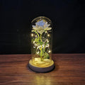 Everlasting Rose Lamp in Glass Dome - BloomLight