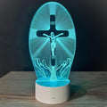 3D Religious Decorative Lamp 16 RGB Colours