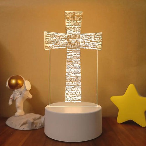 3D Religious Decorative Lamp 16 RGB Colours