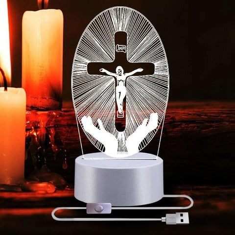 3D Religious Decorative Lamp 16 RGB Colours