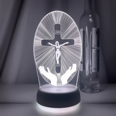 3D Religious Decorative Lamp 16 RGB Colours
