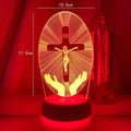 3D Religious Decorative Lamp 16 RGB Colours