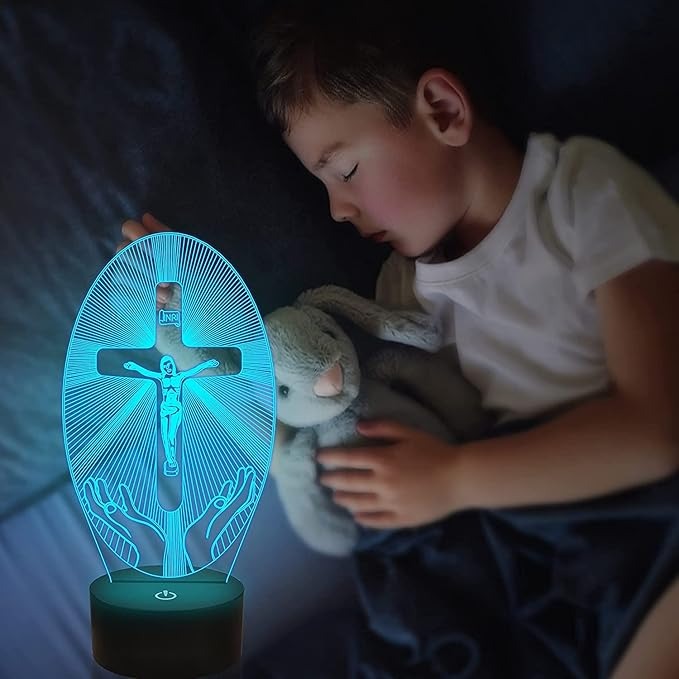 3D Religious Decorative Lamp 16 RGB Colours