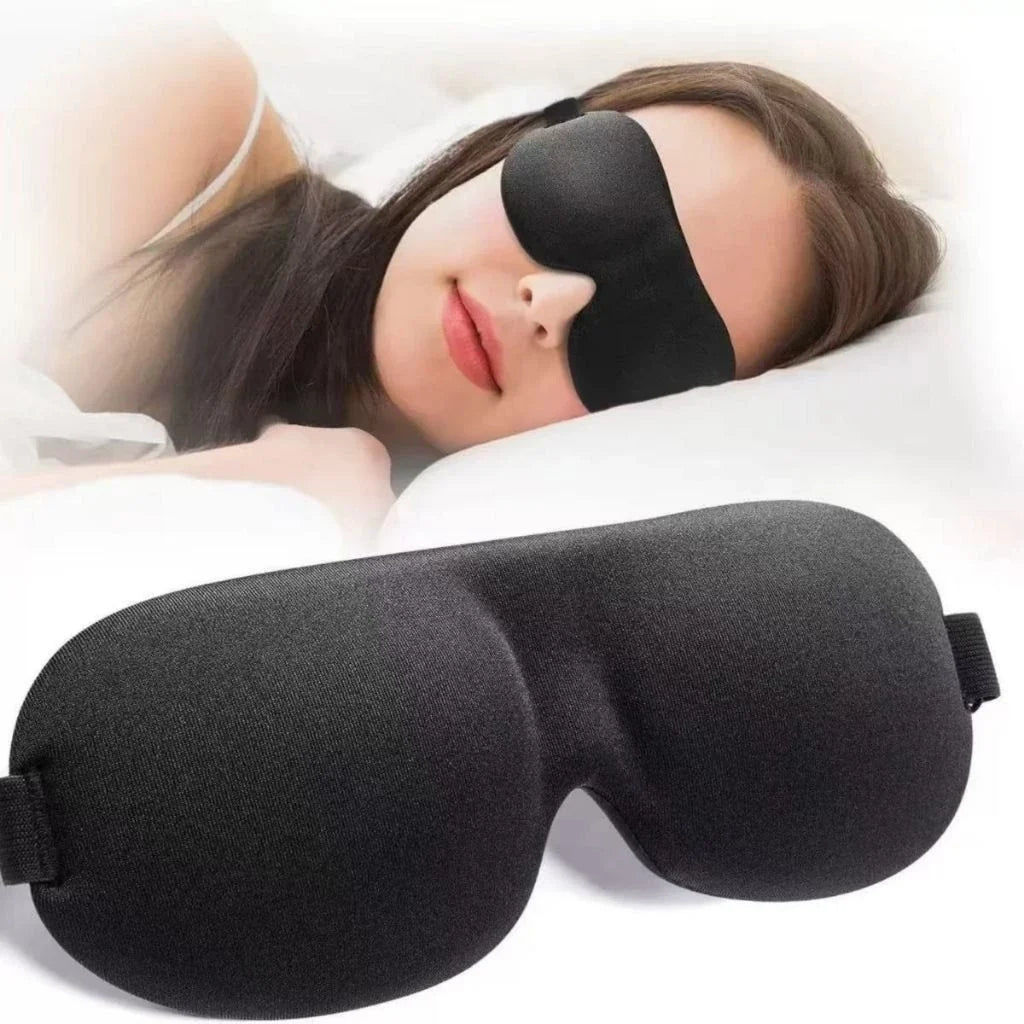 3D Anatomical Sleep Mask with Zero-Pressure Foam