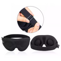 3D Anatomical Sleep Mask with Zero-Pressure Foam