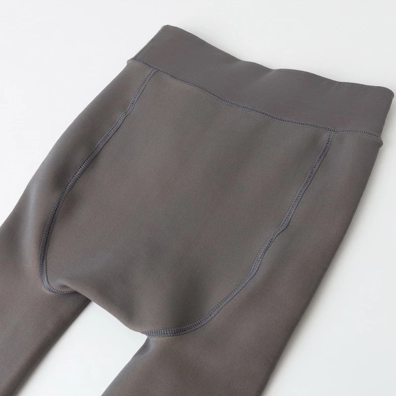 Plus Size Women's Thermal Tights Lined with Wool