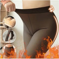 Plus Size Women's Thermal Tights Lined with Wool