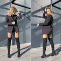 Women's Velvety Wool Tights Super Diva