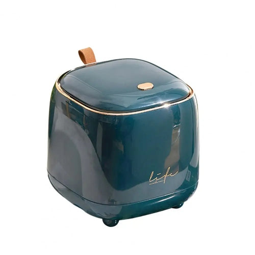 Mini Minimalist Trash Can with Snap-On Li