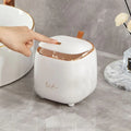 Mini Minimalist Trash Can with Snap-On Lid