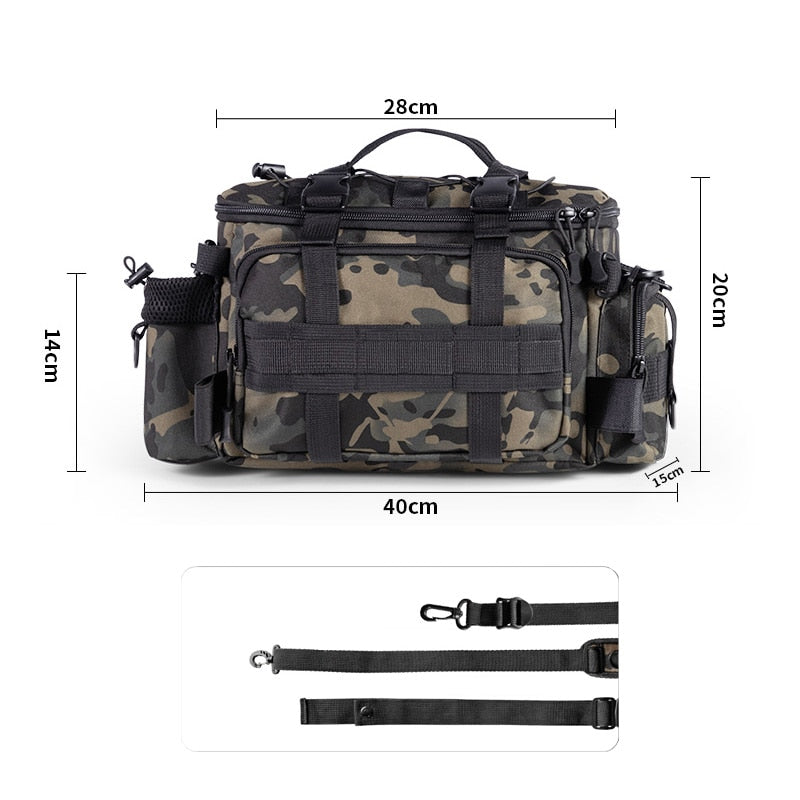 Multipurpose Waterproof Tactical Fishing Backpack