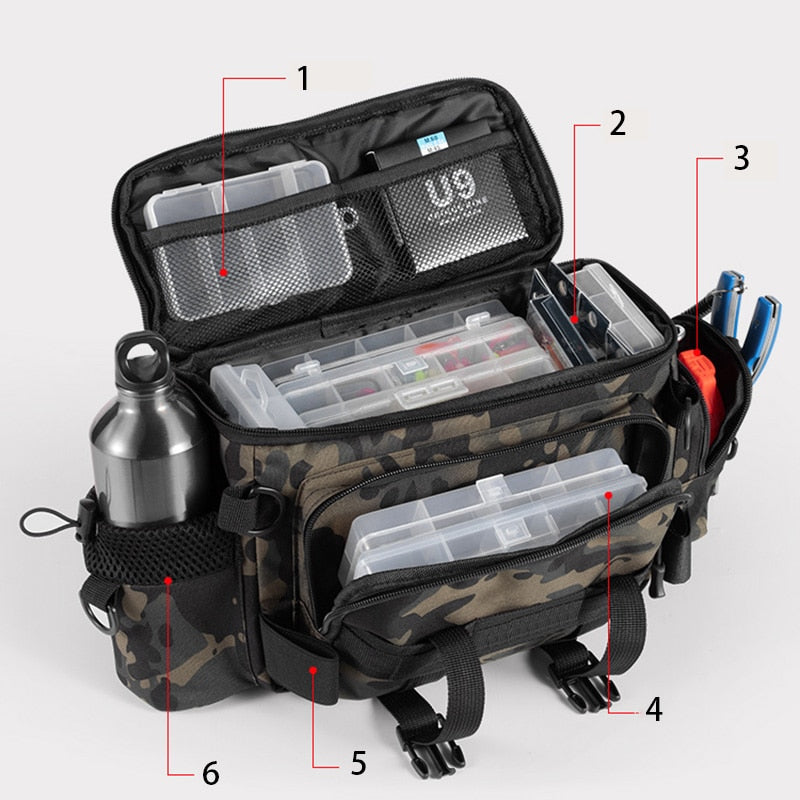 Multipurpose Waterproof Tactical Fishing Backpack