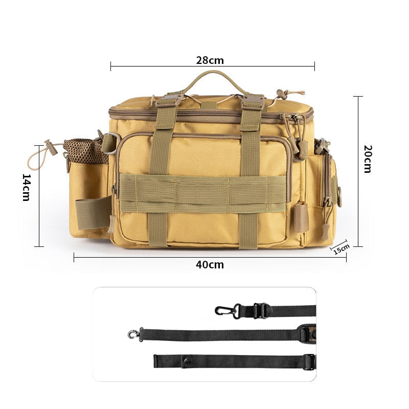 Multipurpose Waterproof Tactical Fishing Backpack