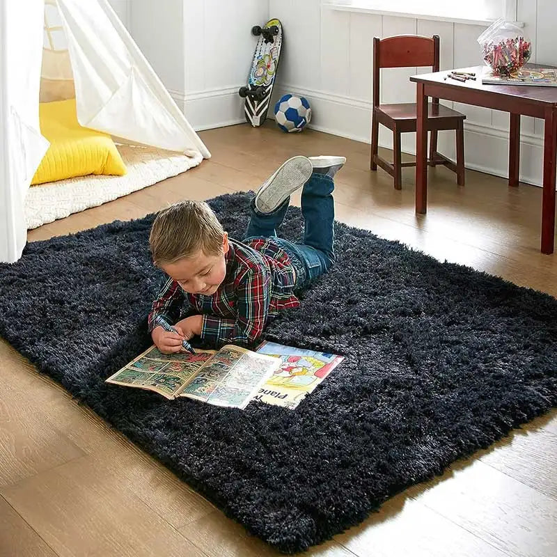Modern Soft Plush Living Room Rug
