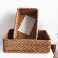 Multifunctional Hand-woven Rattan Storage Basket