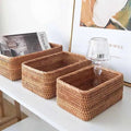 Multifunctional Hand-woven Rattan Storage Basket