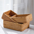 Multifunctional Hand-woven Rattan Storage Basket