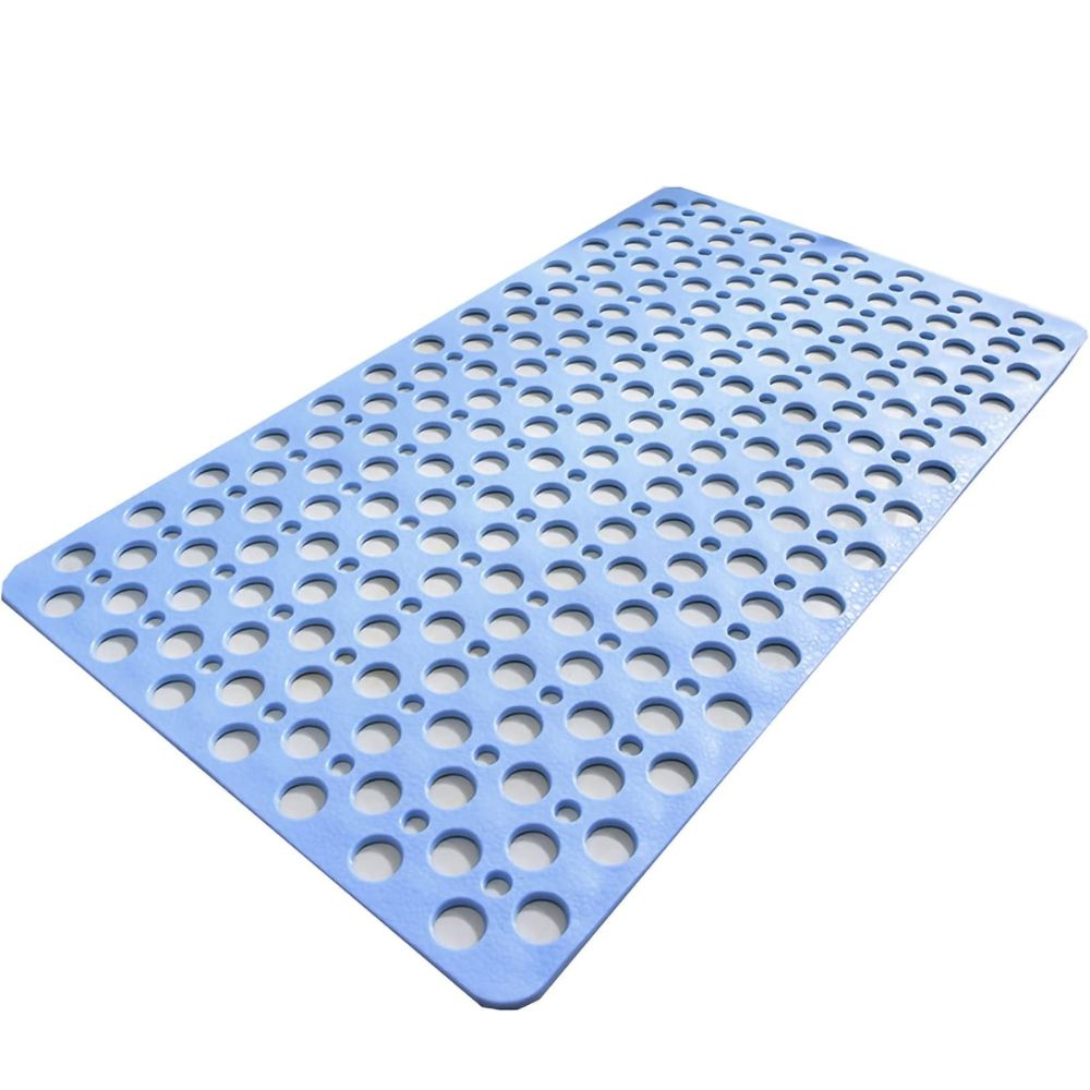 Non-Slip Bath Mat with Drainage Holes and Suction Cups