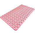 Non-Slip Bath Mat with Drainage Holes and Suction Cups