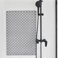 Non-Slip Bath Mat with Drainage Holes and Suction Cups