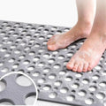 Non-Slip Bath Mat with Drainage Holes and Suction Cups