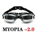 Professional Anti-Fog Swimming Goggles with Myopia Prescription