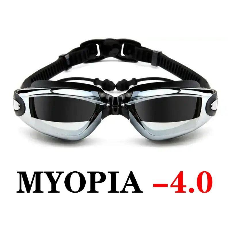 Professional Anti-Fog Swimming Goggles with Myopia Prescription
