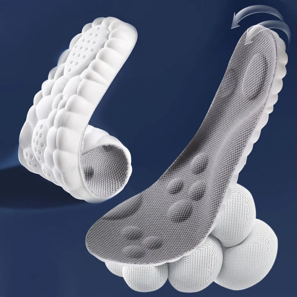 Unisex 4D Ergonomic Anti-Impact Breathable Insole