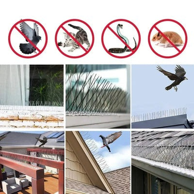 Anti-Bird Spikes for Steel Roof Tiles - 12 pieces