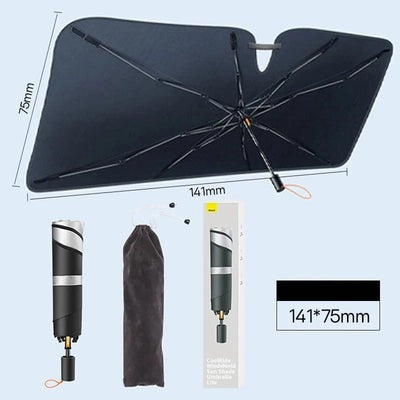 Retractable Car Windscreen Sun Shade - AutoGuard